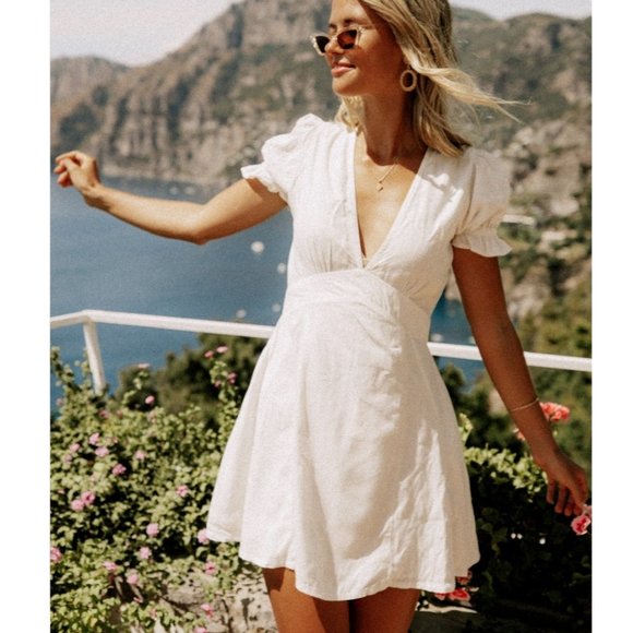 Maja Bali Dresses & Skirts - MAJA BALI doll mini dress white